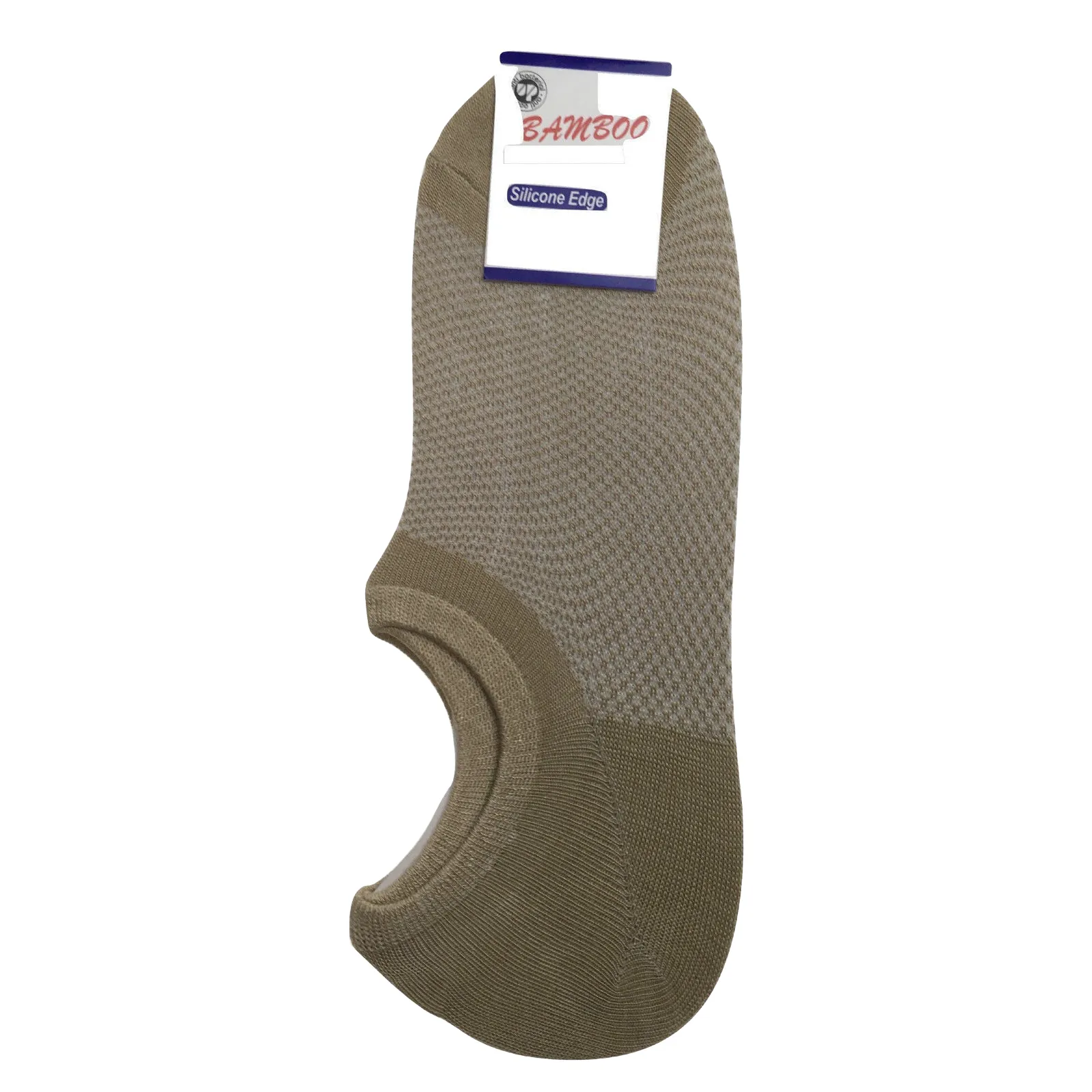 1 Pair NO SHOW BAMBOO SOCKS Non Slip Heel Grip Low Cut Invisible Footlet