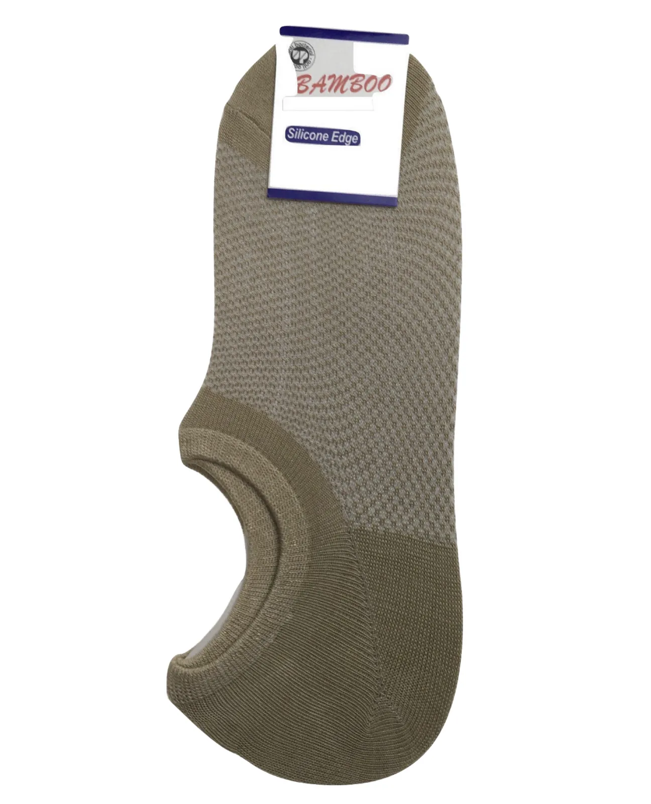1 Pair NO SHOW BAMBOO SOCKS Non Slip Heel Grip Low Cut Invisible Footlet