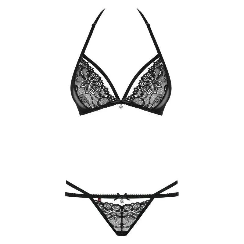 2 Pc Set 838 Black - 2 sizes