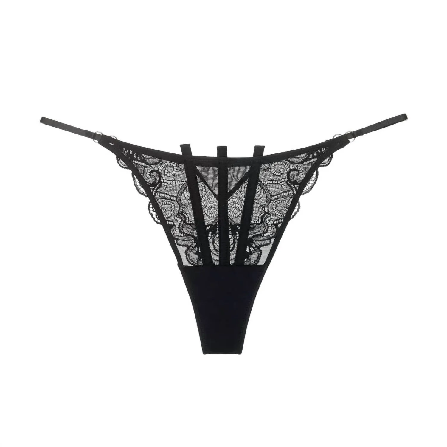 Ajour - Las Ventas Lace Adjustable G-String