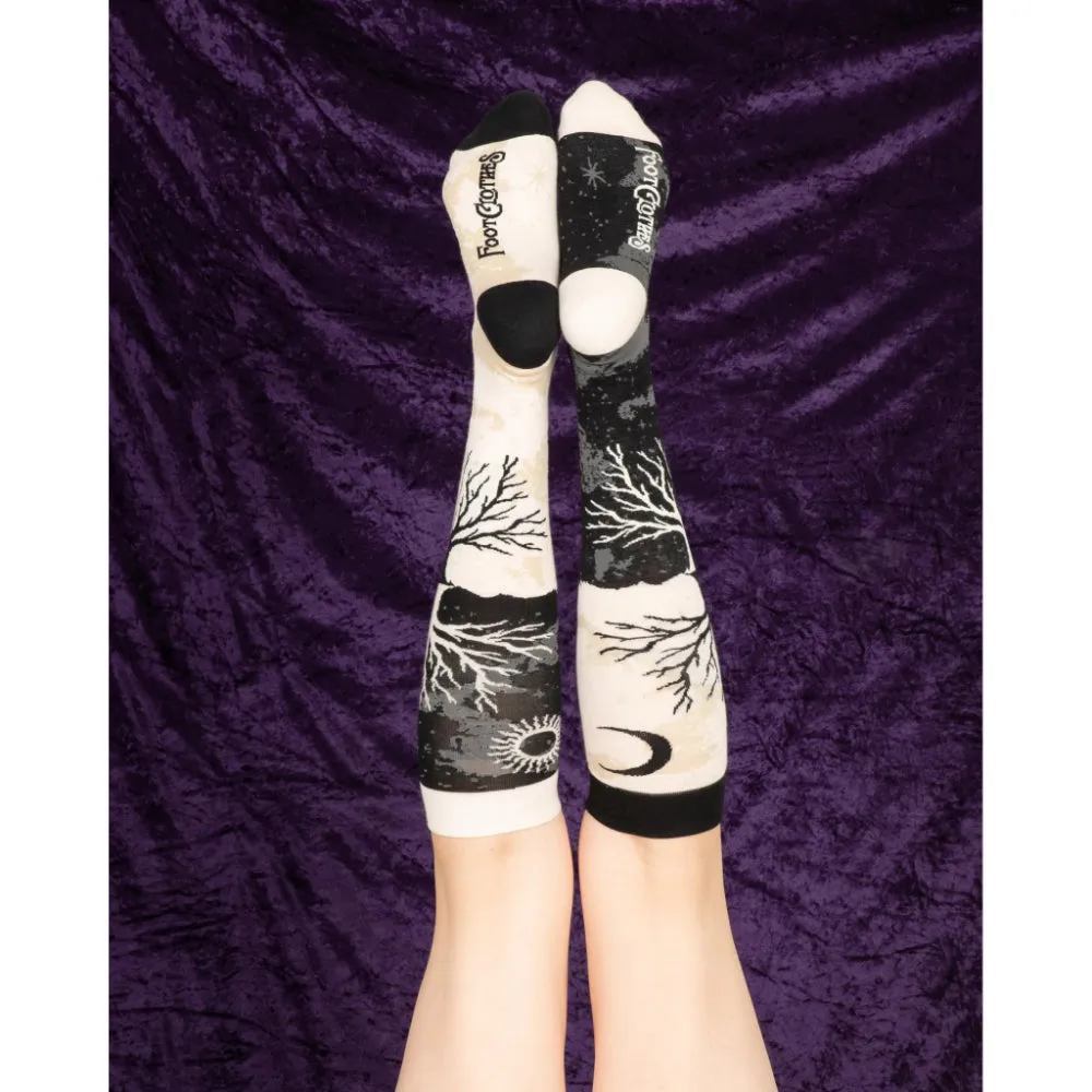As Above So Below Tree Knee High Socks