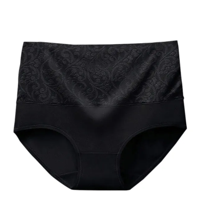 Cotton Jacquard Color Panties