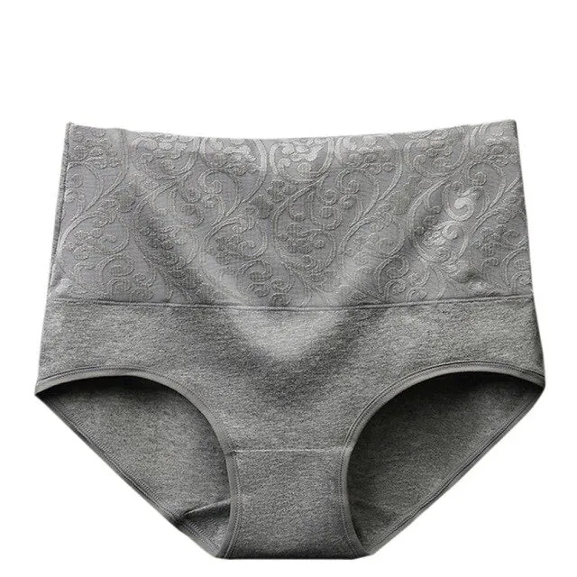 Cotton Jacquard Color Panties