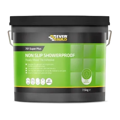 Everbuild 701 Acrylic Non Slip Tile Adhesive - All Sizes