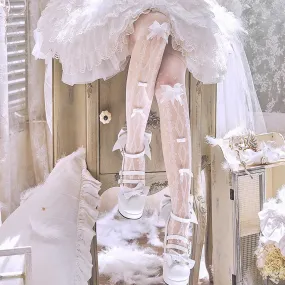Flower's Wedding Dress Lolita Tights