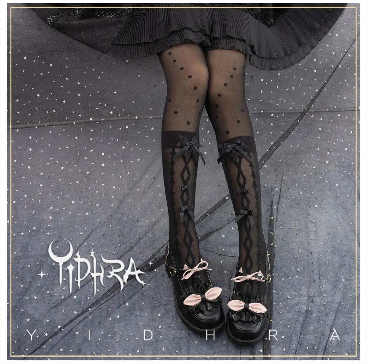 Flower's Wedding Dress Lolita Tights