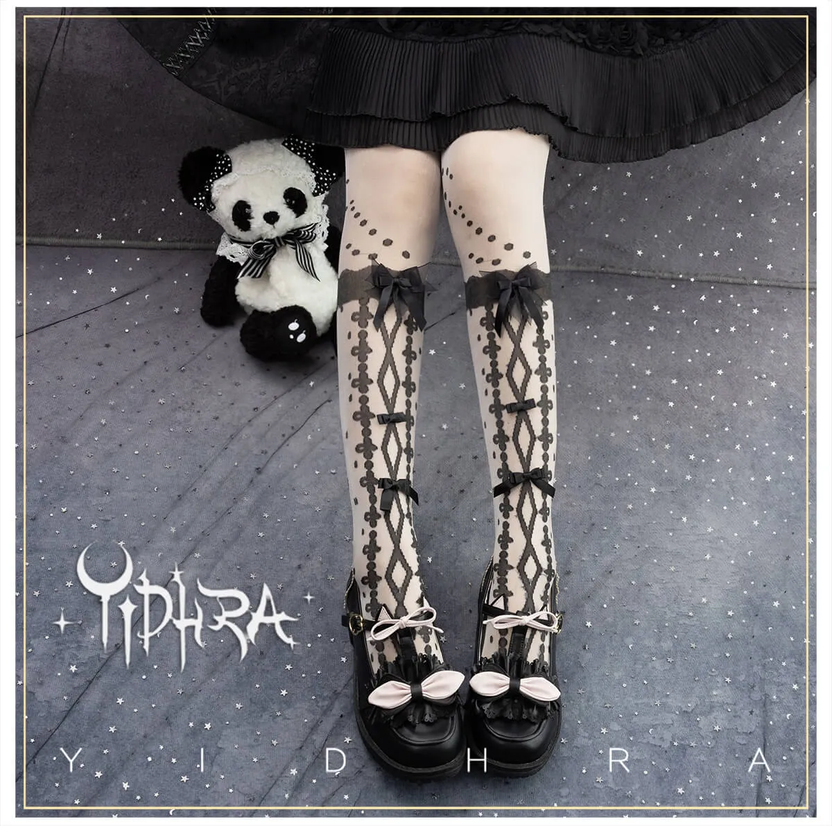 Flower's Wedding Dress Lolita Tights