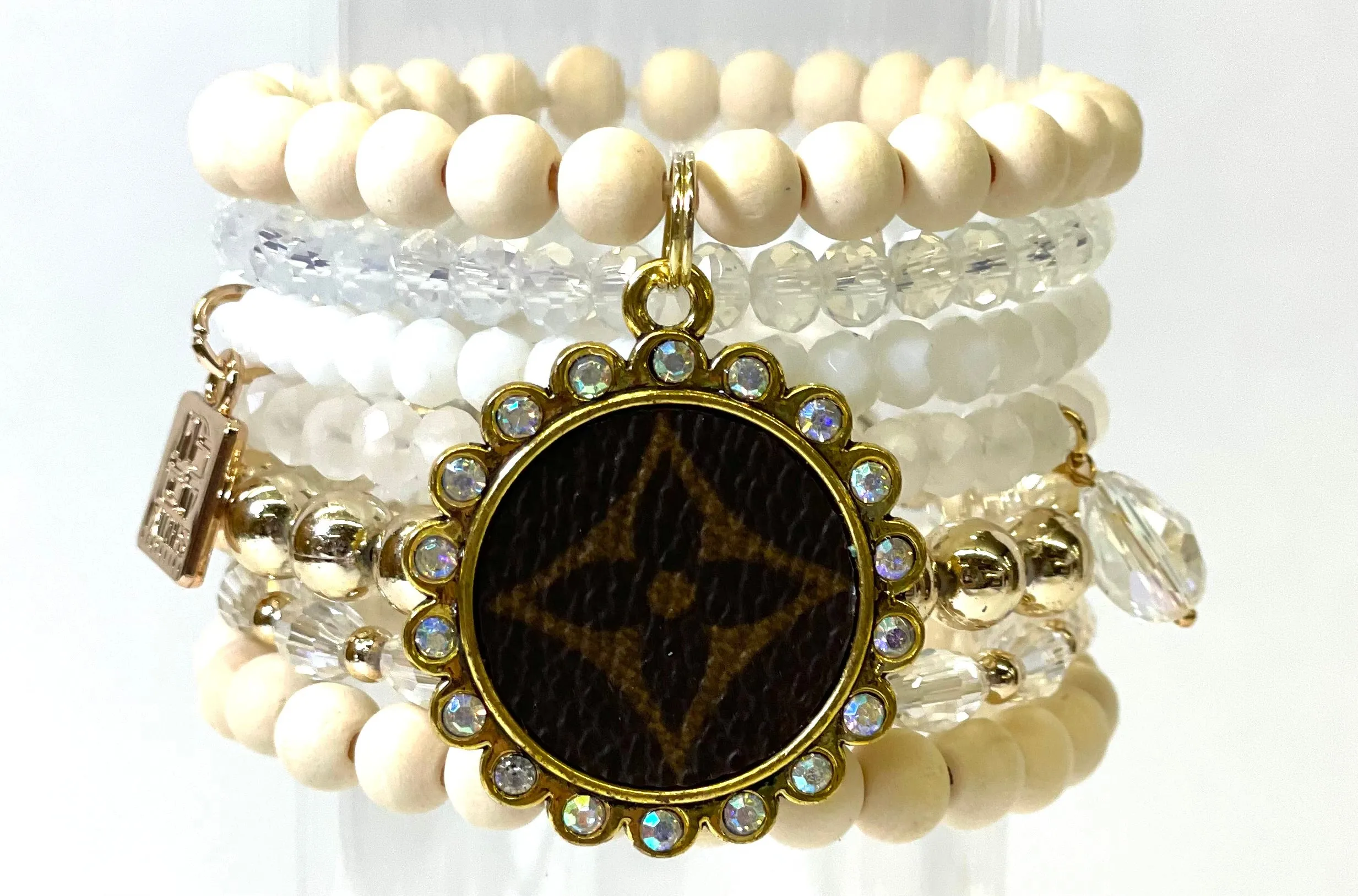 Foundational- Stacked Bracelet set- Gold AB