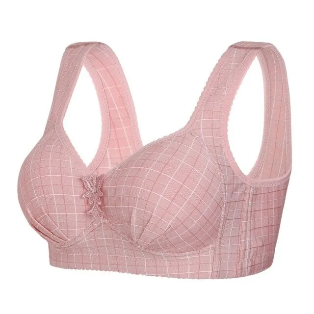 Full Cup Adjustment Solid Color Bra