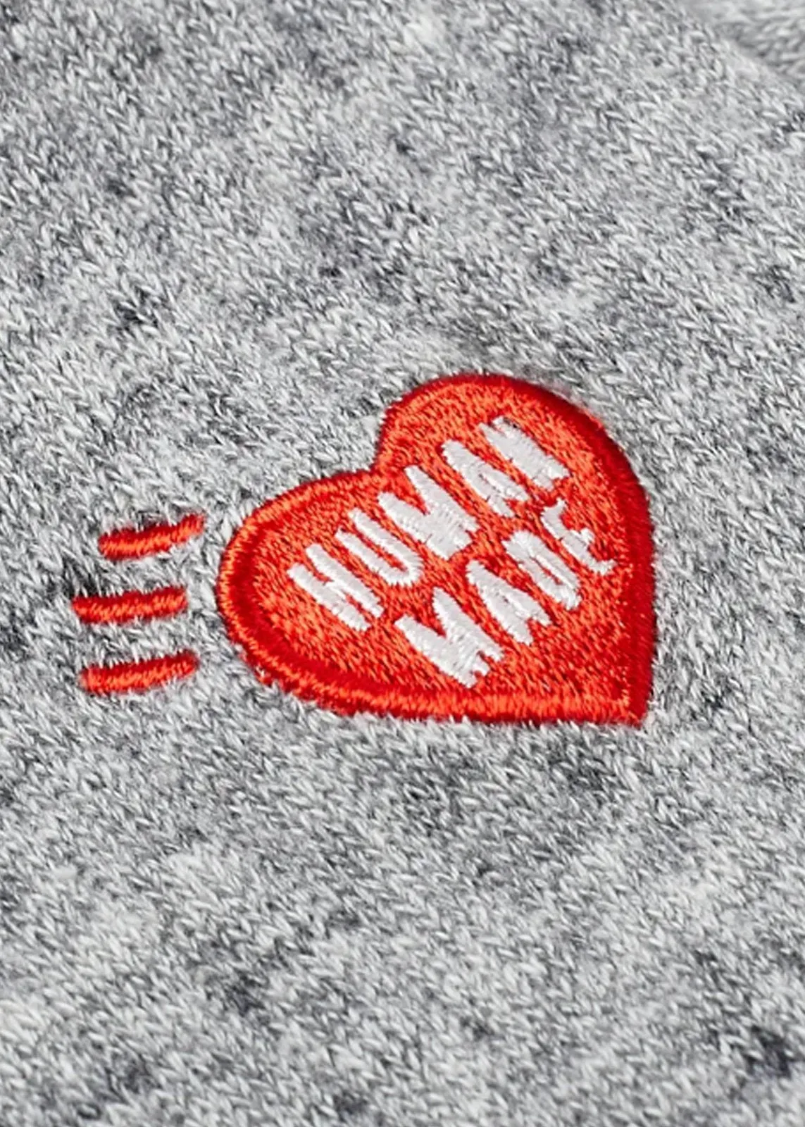 HUMAN MADE: PILE SOCKS [GREY]