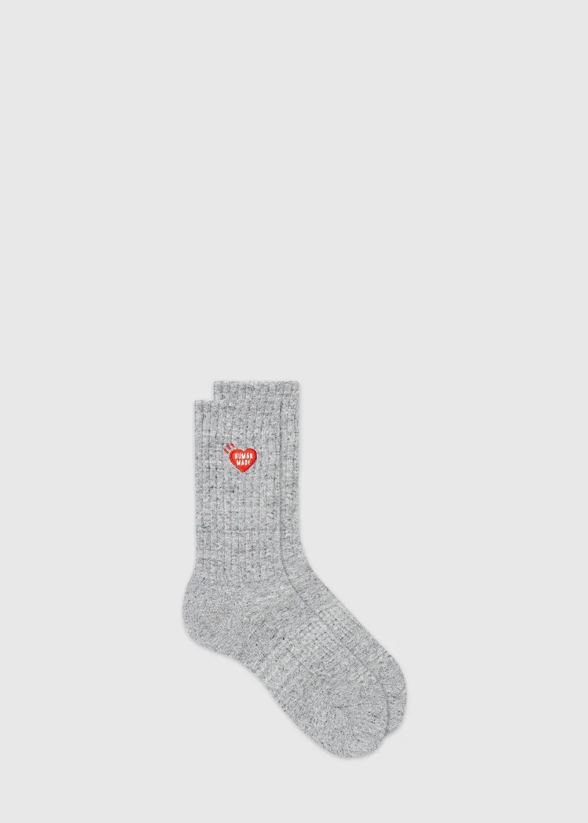 HUMAN MADE: PILE SOCKS [GREY]