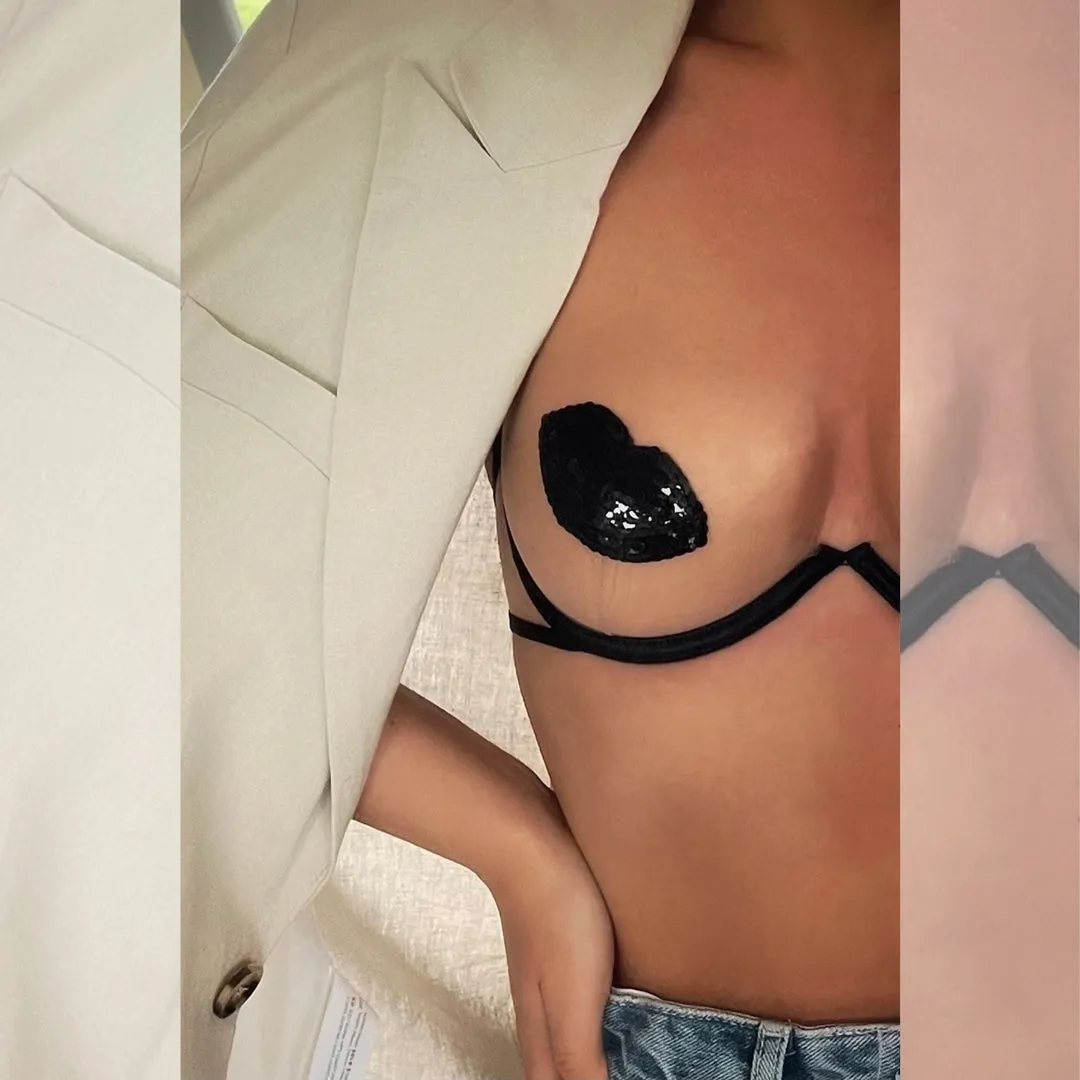Invisible Mesh Demi Cup Bra Kinga Lou Kiss Me