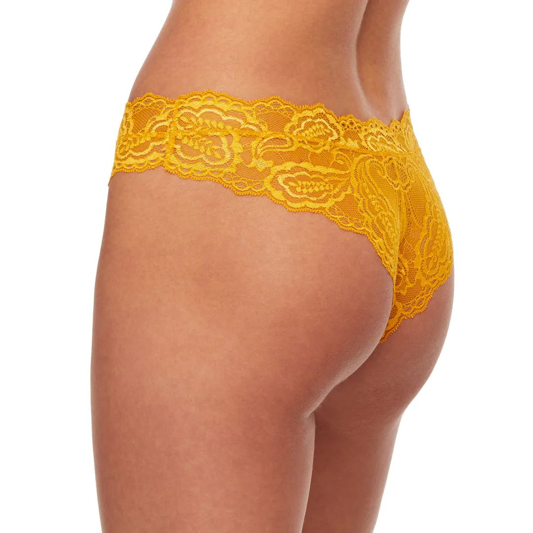 Kinga Sunkiss Soft Lace Sheer Tanga Panty