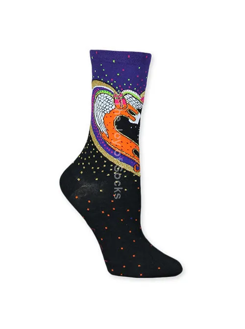 Laurel Burch Angel Cat Socks (Women's)