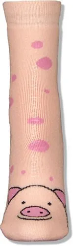 Pink Pig Non Skid Socks (Women's)