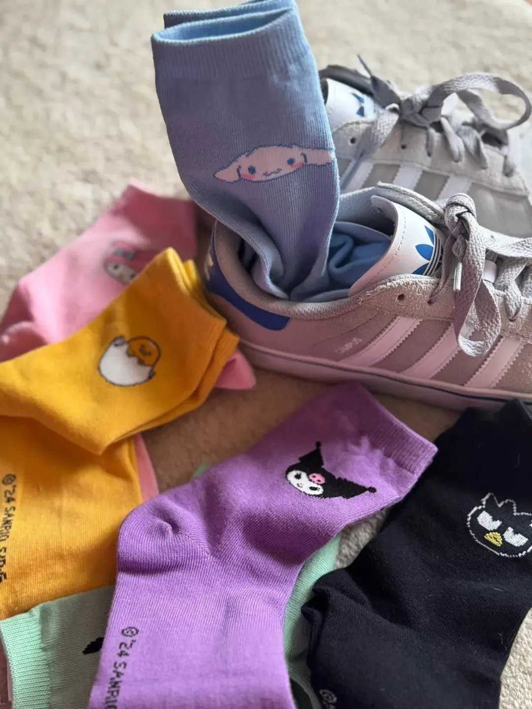 Sanrio Character Simple Point Cotton Ankle Socks