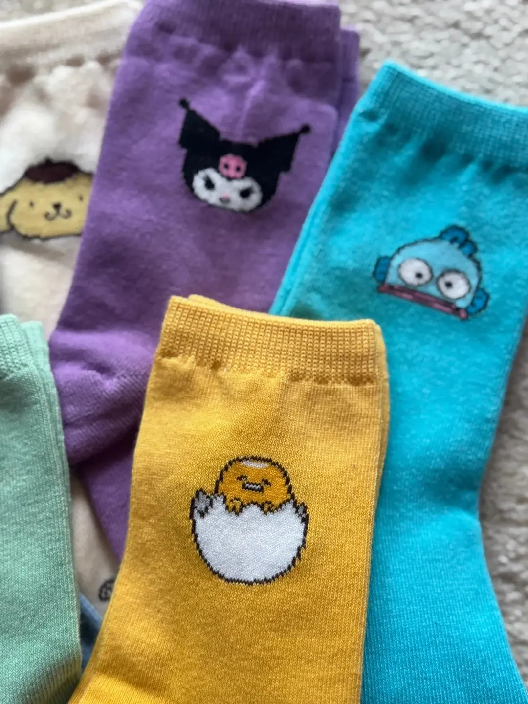Sanrio Character Simple Point Cotton Ankle Socks