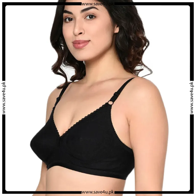 Seamless Non Wired Cotton Bra For Women (Stiff Bra)