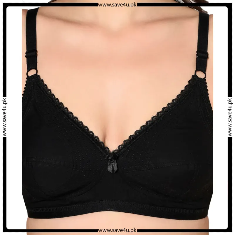 Seamless Non Wired Cotton Bra For Women (Stiff Bra)