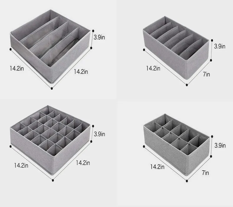 Storage Bag For Family Use Foldable Underwear Bras Drawer Organizers