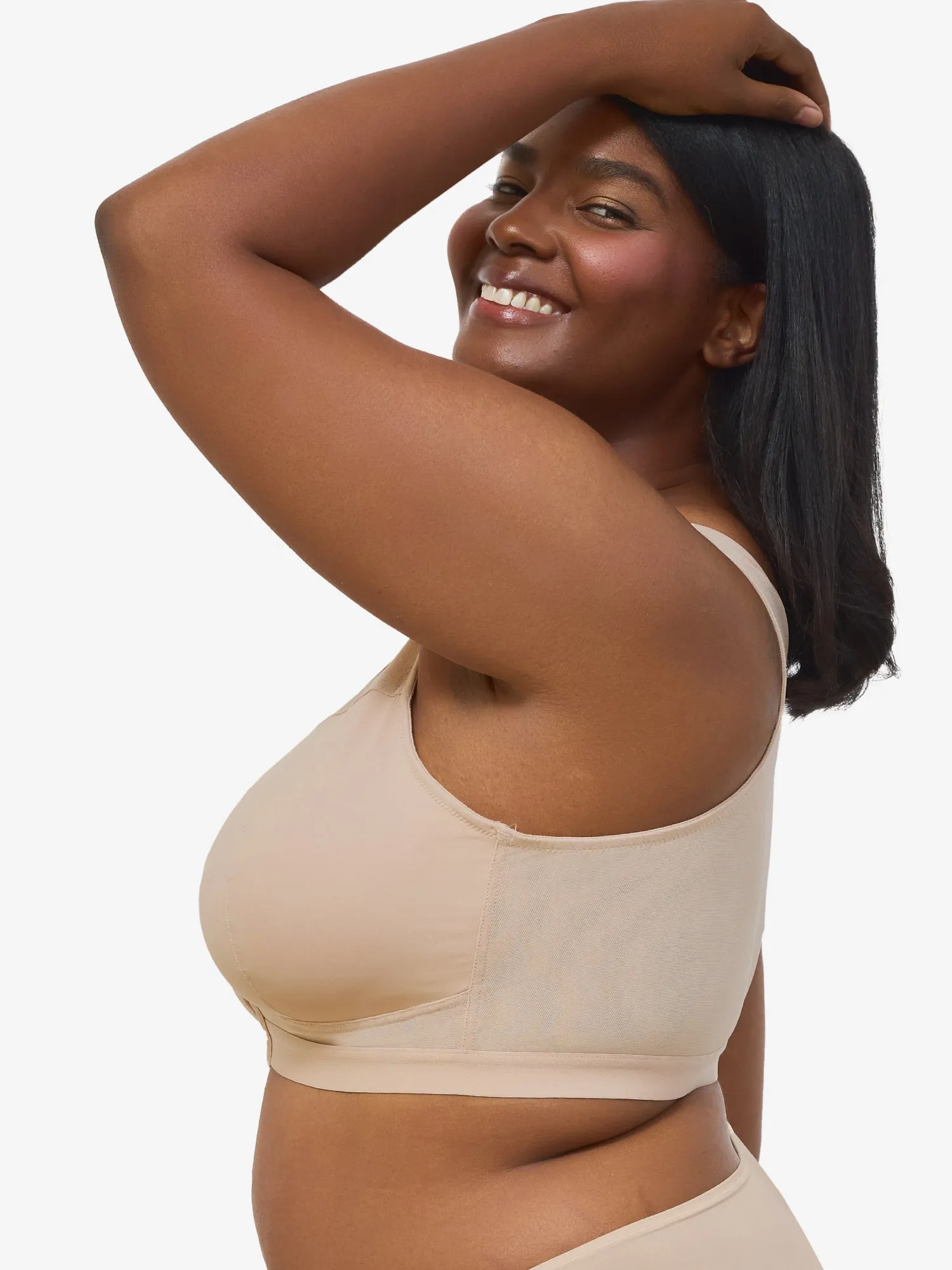The Harper - Wirefree Mesh Front-Closure Bra