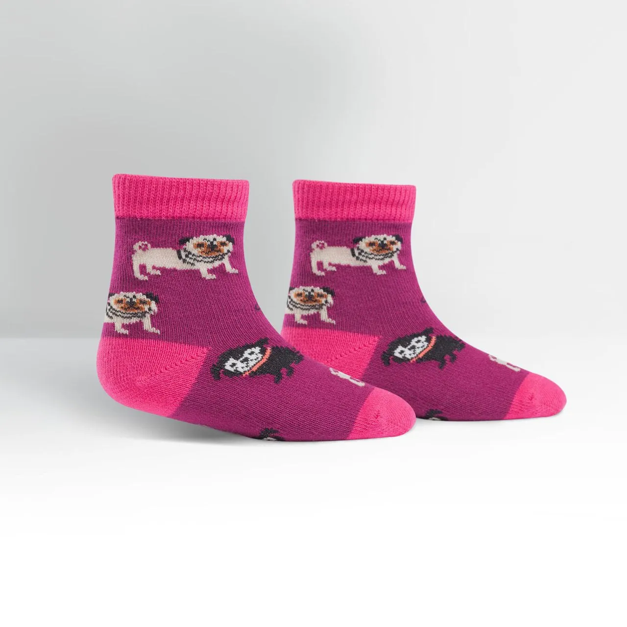 Toddler Pug Life Non-Skid Socks (Kids)
