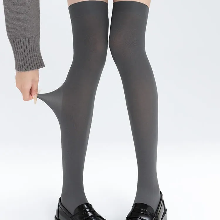 Velvet Over-the-Knee Non-Slip Socks