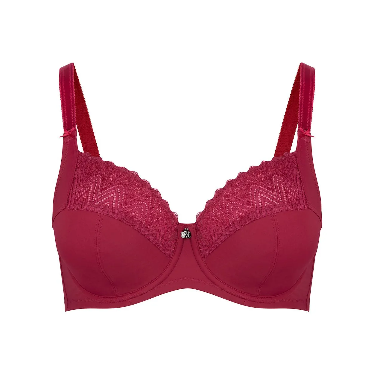 Willow Lace Full Cup Bra - Beaujolais