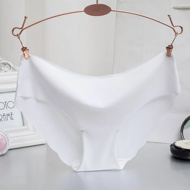 Women Panties Underwear Ultra-thin Viscose Seamless Briefs For Women's Comfort low-Rise Ruffles Sexy Lingerie Summer New Hot