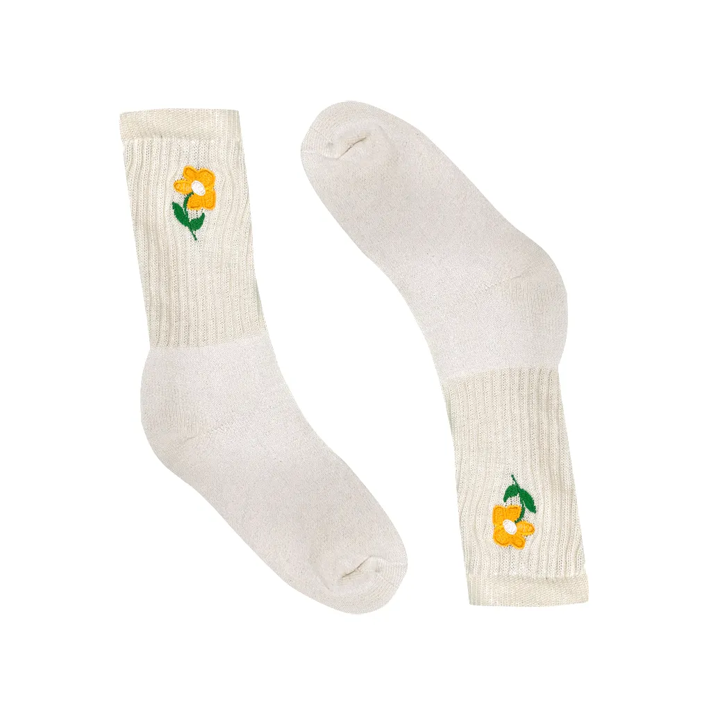 Yellow Daisy Socks